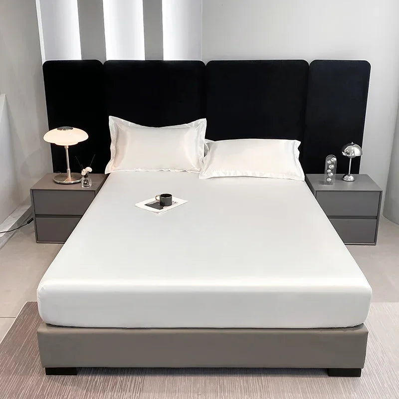 Satin Waterproof Fitted Sheet