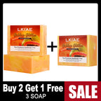 LKIAE Natural Carrot & Papaya Handmade Soap,