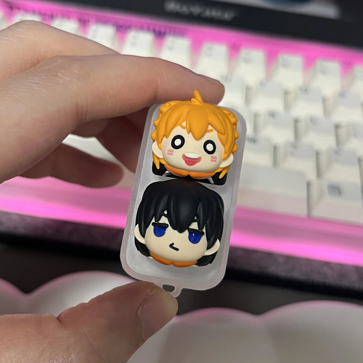 Cartoon keyboard Keycaps