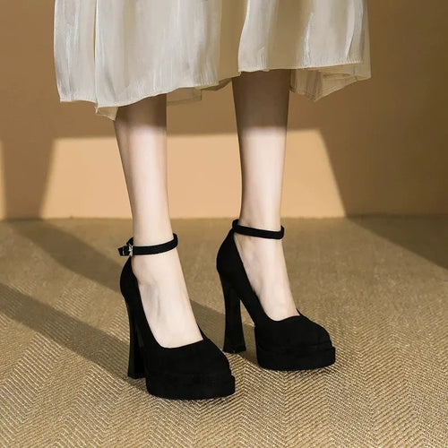 11cm Square High Heel