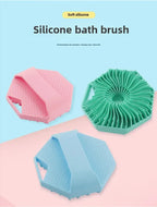 Bath brush scrubber