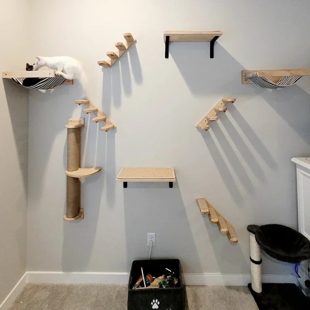 Cat Tree Wall Mounted Climbing Shelves