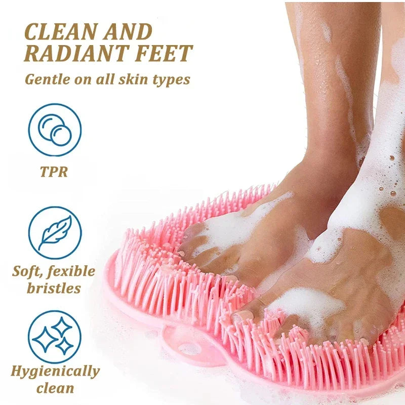 Exfoliating Shower Massage Non-slip Back bath Mat