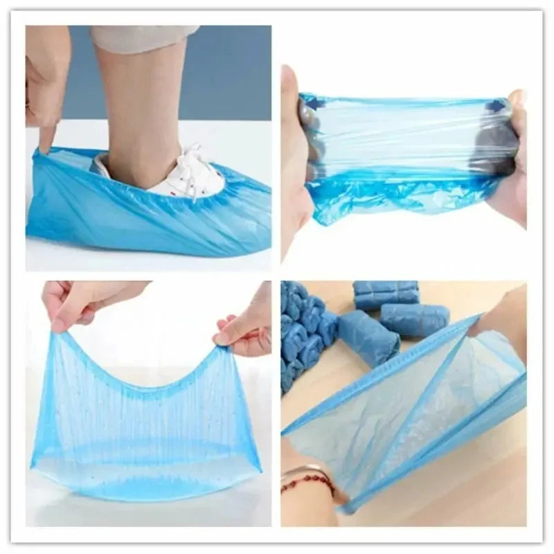 100/300PCS Disposable Waterproof Shoe Cover