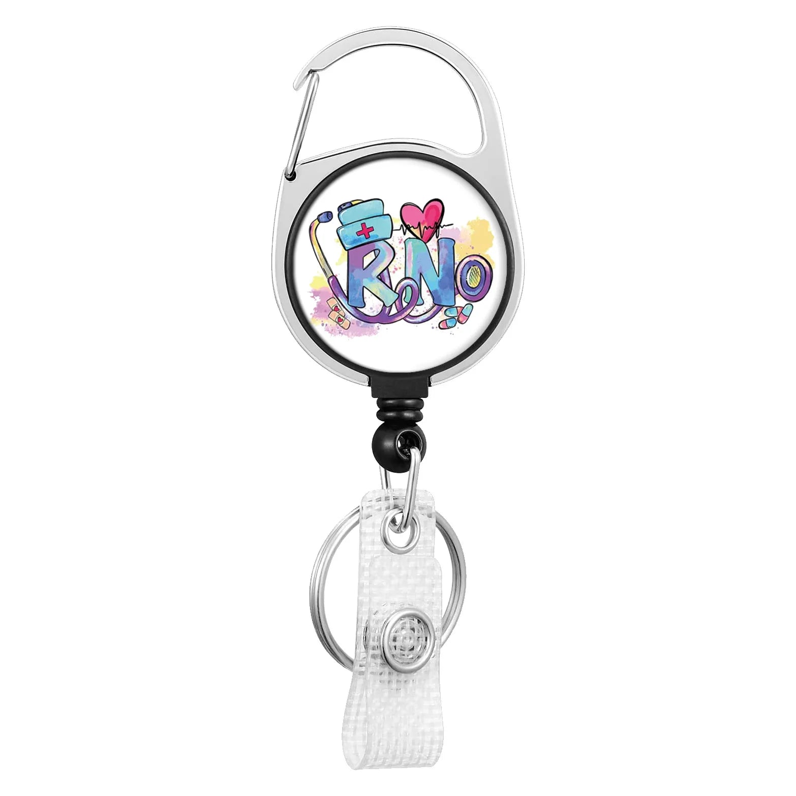 1pc Retractable Worker ID Tag