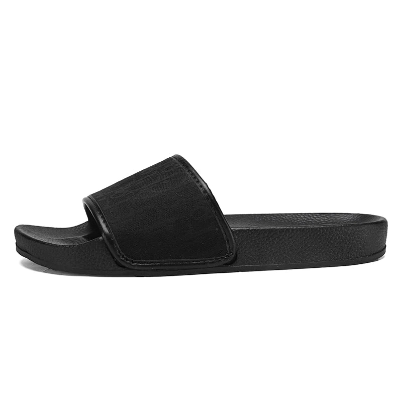 Men's retro pattern house slides