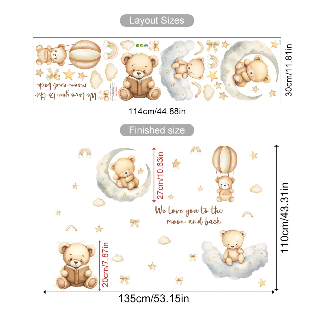 Nursery Room Decoration Decal