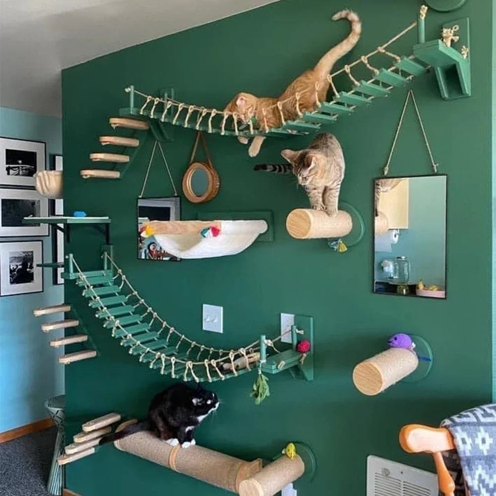 Cat Tree Wall Mounted Climbing Shelves
