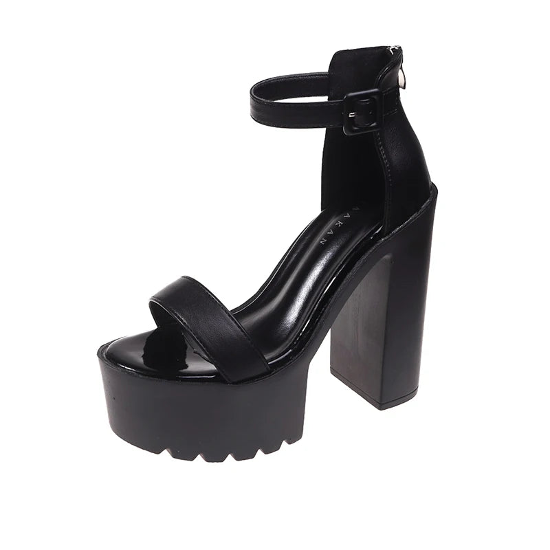 13.5cm Chunky Heel Sandals