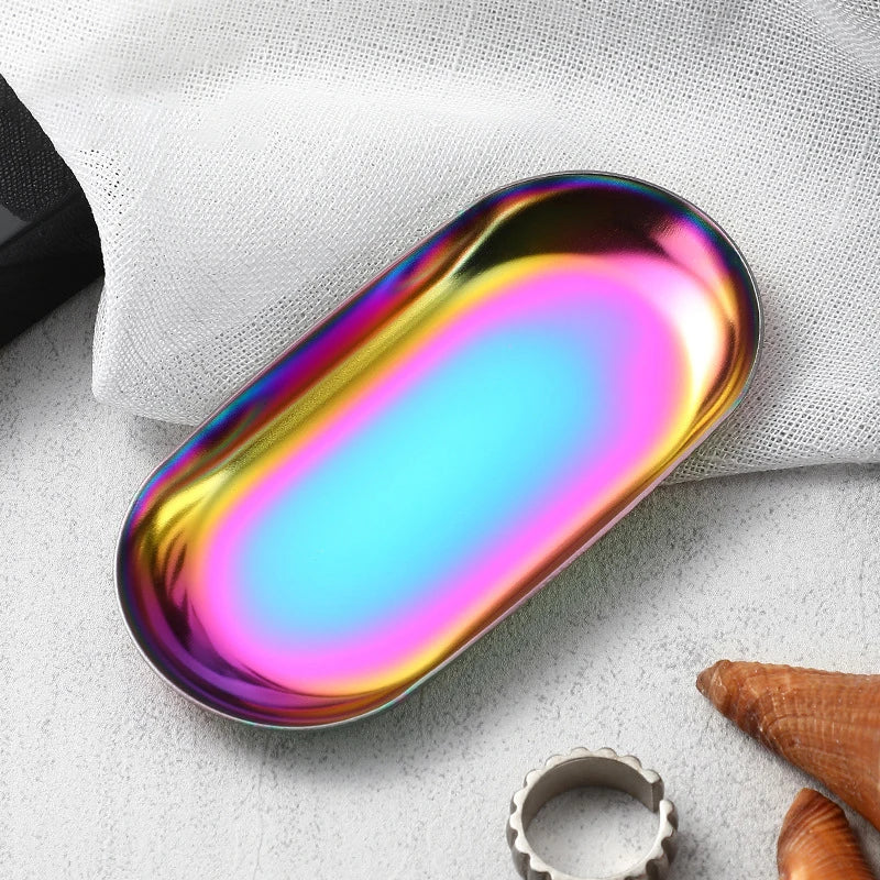 Stainless Steel Lip Shaped Jewelry Tray