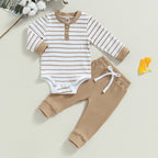 Newborn Baby Boys Knitted Long Sleeve Romper Cotton Infant Outfits