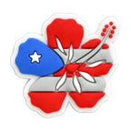 Puerto Rico series PVC 2pcs shoe charms