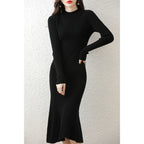 Cashmere Sweater Women's Knitted Dresses
