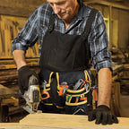 Adjustable Men's 26 Pockets Tool Belt Magnetic Holder