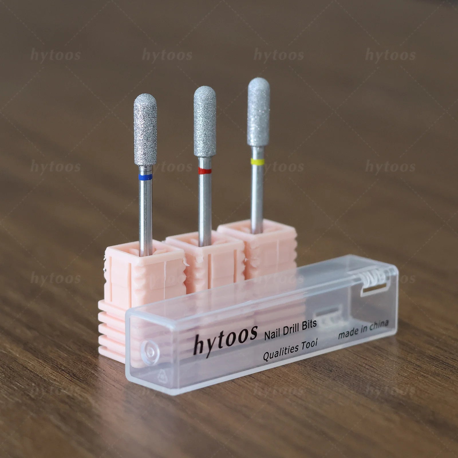 HYTOOS Chrome Diamond Nail Drill Bits