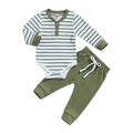 Newborn Baby Boys Knitted Long Sleeve Romper Cotton Infant Outfits