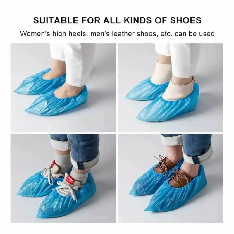 100/300PCS Disposable Waterproof Shoe Cover