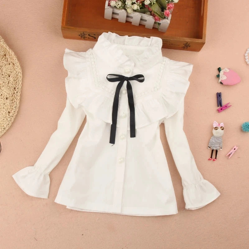 Cotton Ruffles Blouse