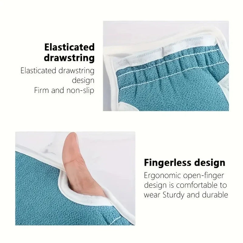 3Pcs Exfoliating Bath Set - Gentle Loofah