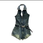 Jumpsuits Denim Playsuits