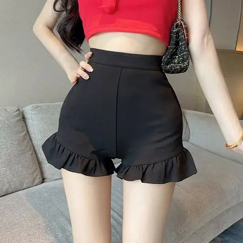 High Waist Three-quarter shorts