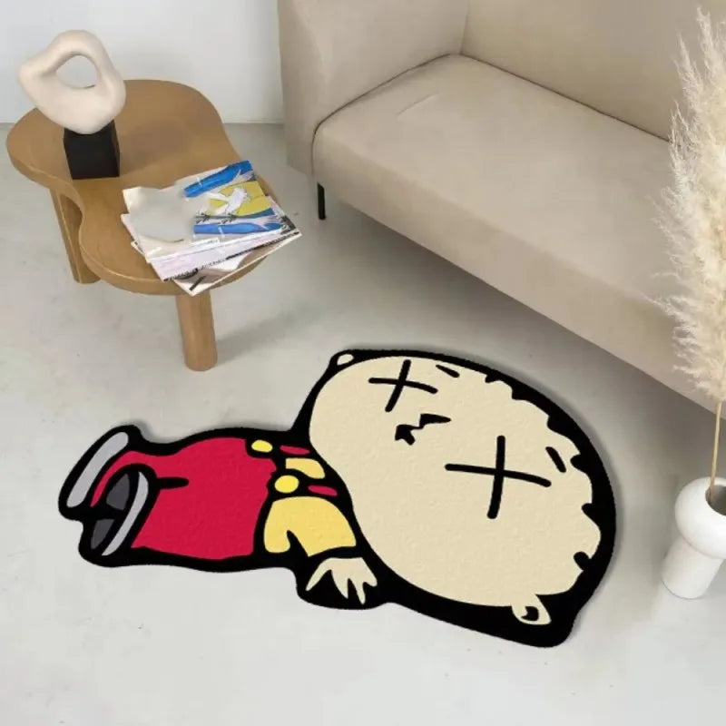 VIKAMA Fun Cartoon Character Rugs