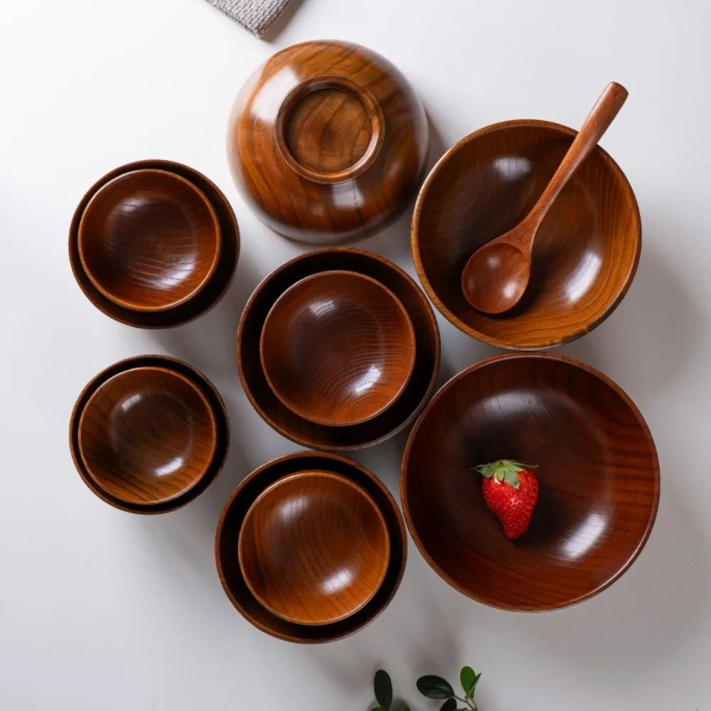 New Japanese Style Wooden Bowls
