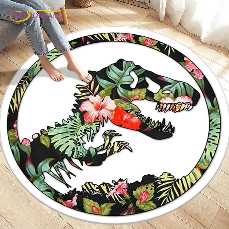 Jurassic Park Cartoon Dinosaur Carpets