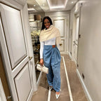 Women Wide Leg Pants Jeans
