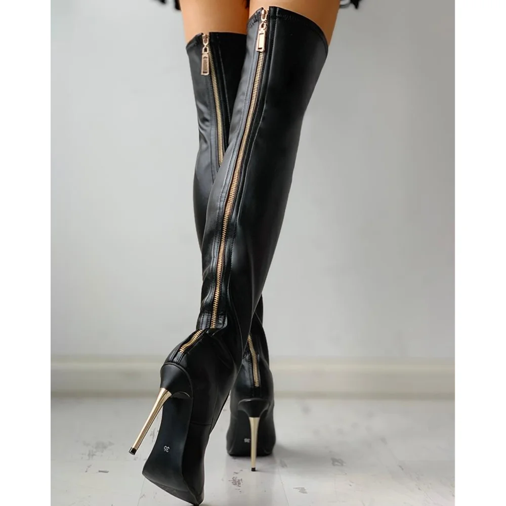 11.5cm Ultra High Heel Over The Knee Boots