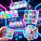 LED Light Keyboard Keychain