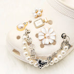 1/5pcs Girls Shoe Charms Designer Pearls