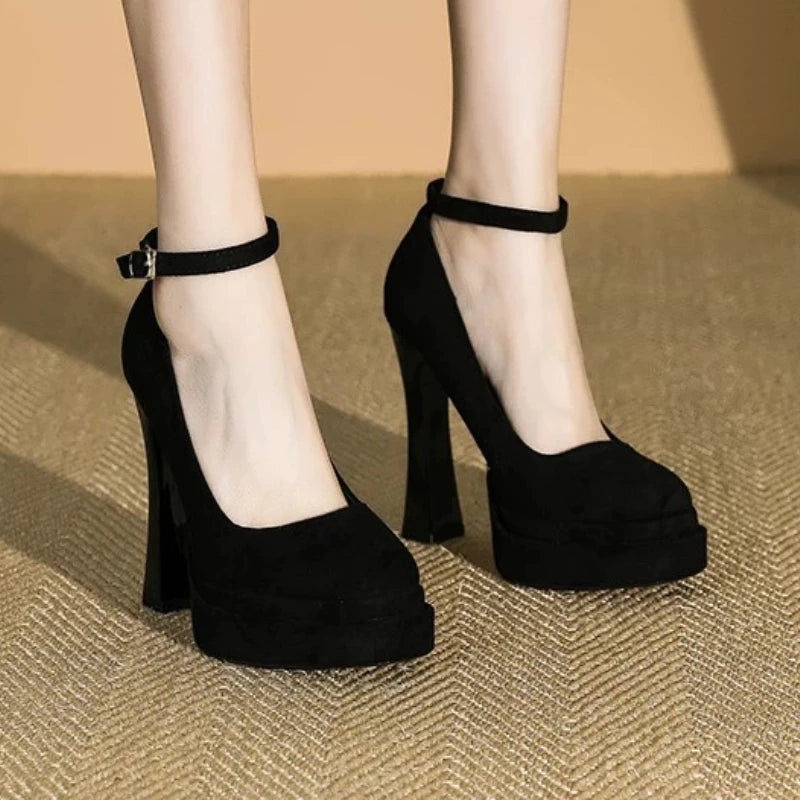 11cm Square High Heel