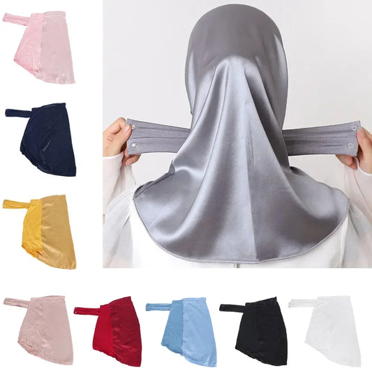 Hijab Muslim Adjustable with Button