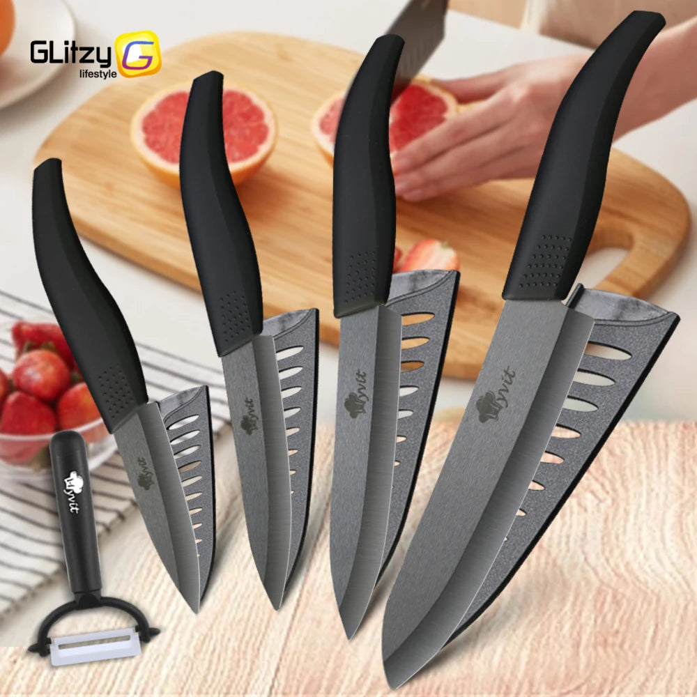 Ceramic Kitchen Knives Set