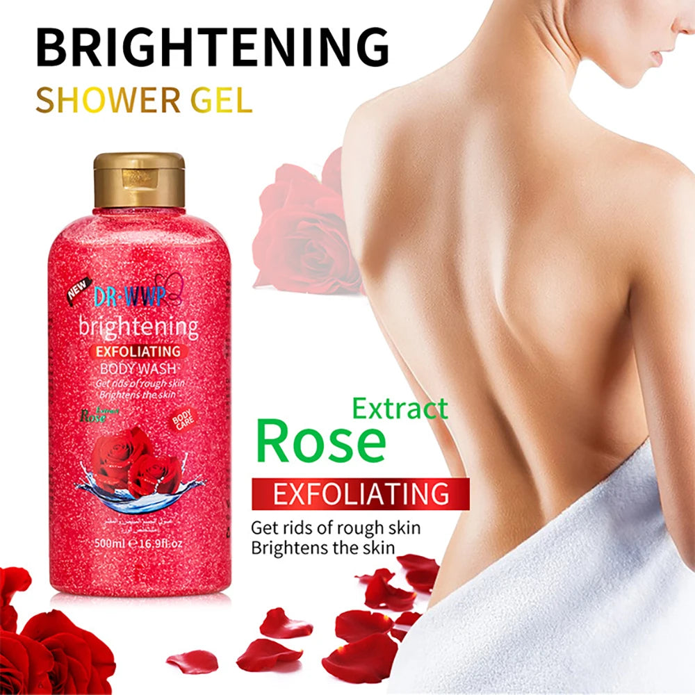 500ml Rose Kojic Acid Lavender Shower Gel