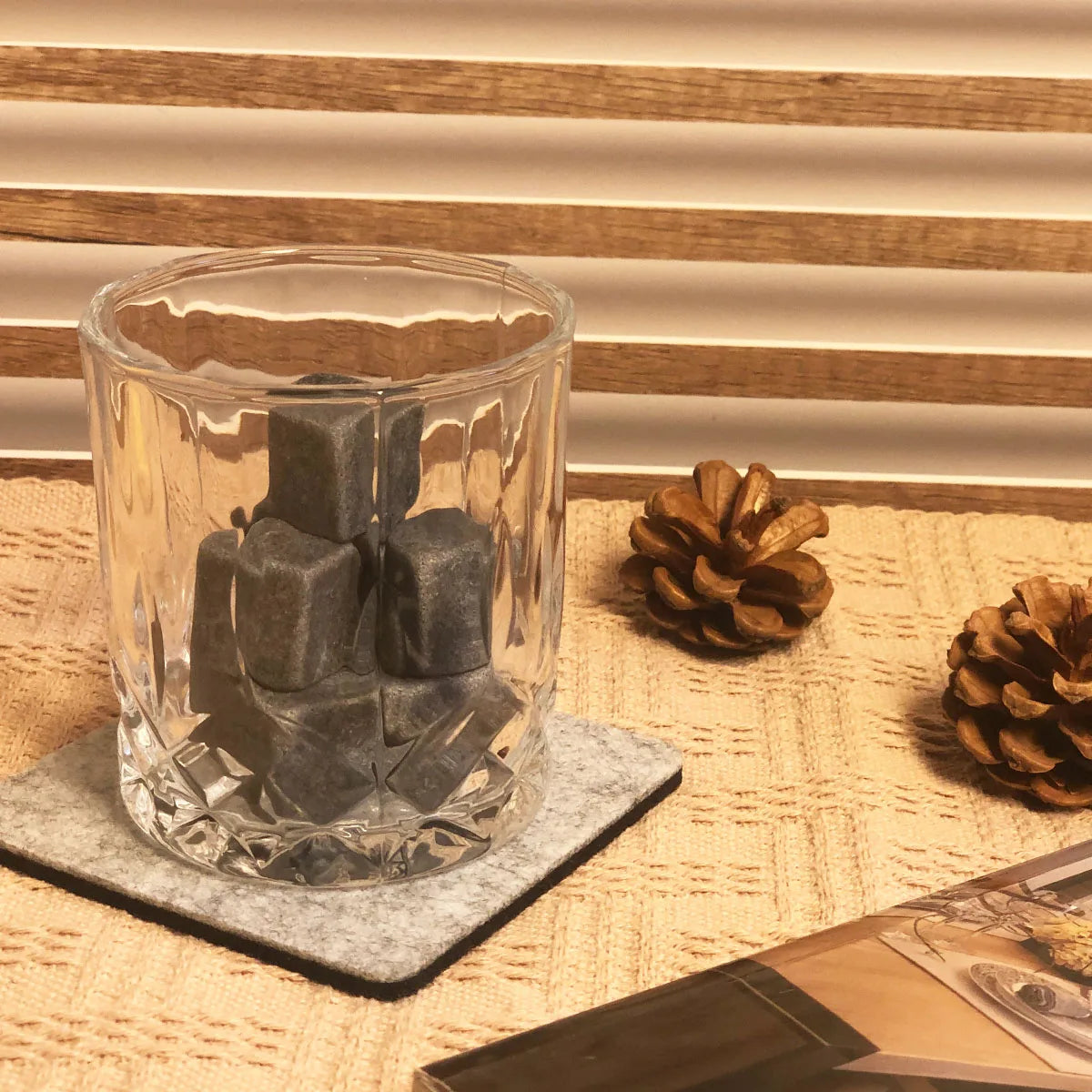 Fathers Day Gifts Whiskey Ice Stone Box
