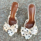 Round Open-toe High Heels