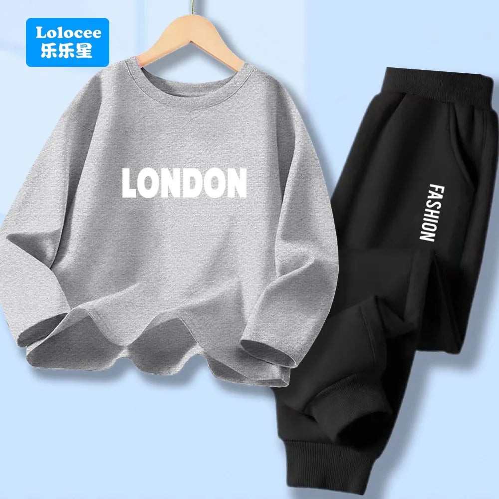 2pcs Outfits Children Tracksuits