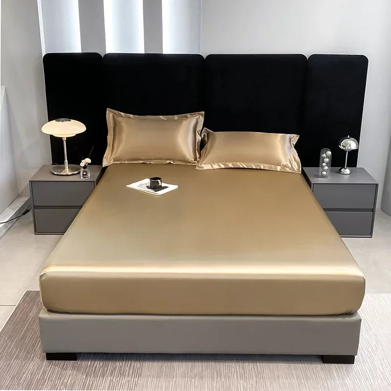 Satin Waterproof Fitted Sheet