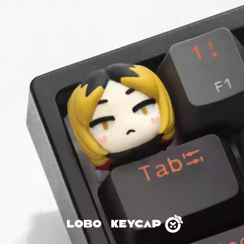 Cartoon keyboard Keycaps