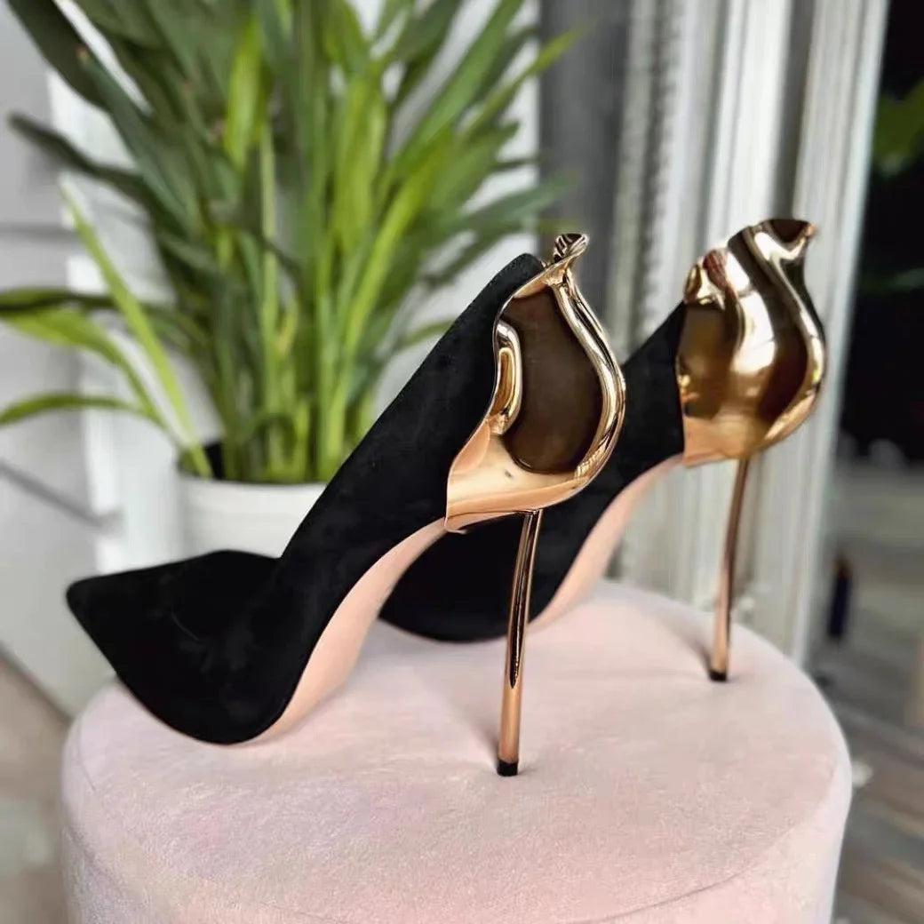2026 New Bud Stiletto High-Heeled Pointed Toe