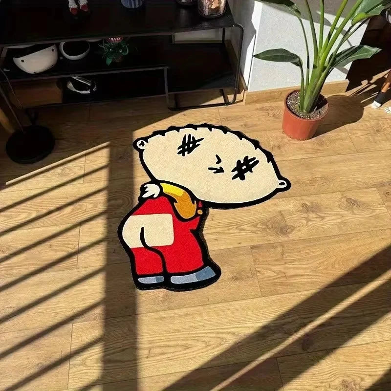 VIKAMA Fun Cartoon Character Rugs