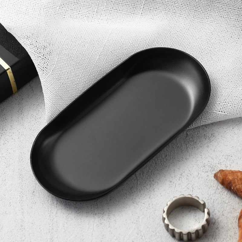 Stainless Steel Lip Shaped Jewelry Tray