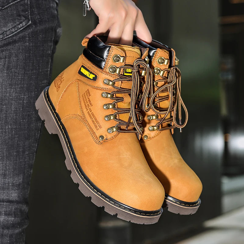Indestructible steel toe shoes