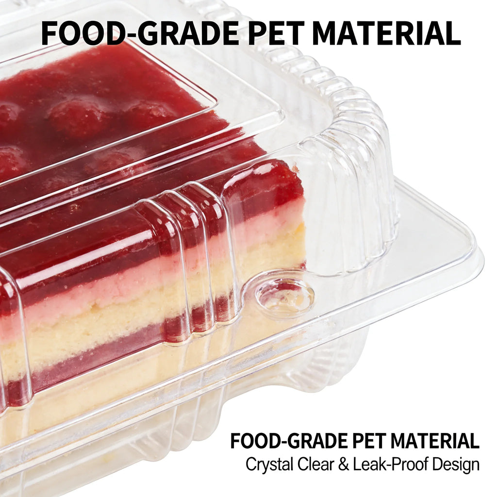 50Pcs Clear Plastic Food Containers