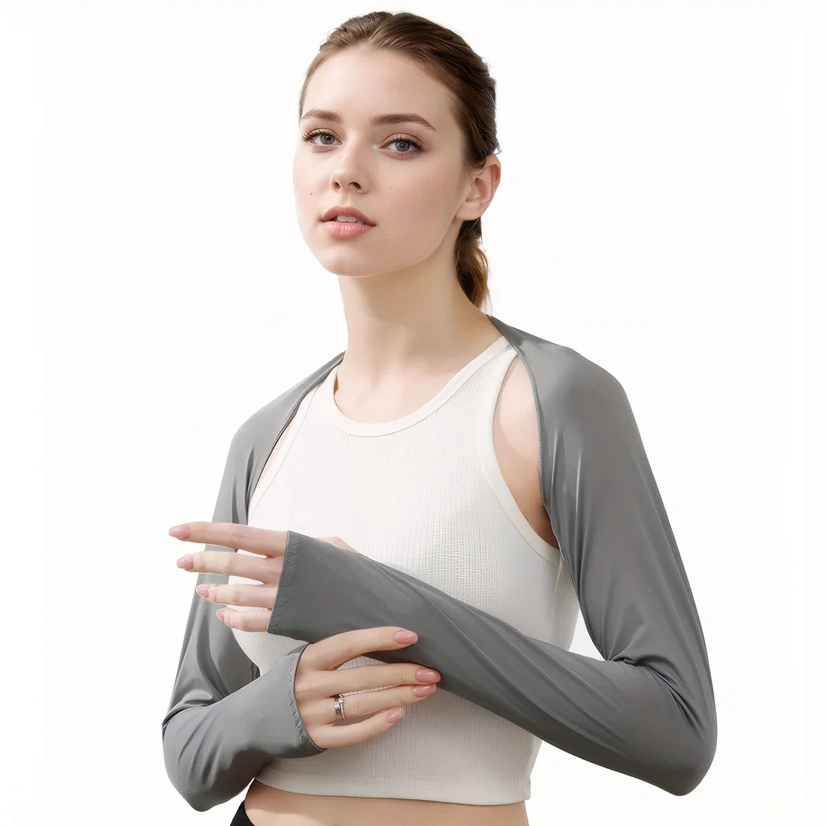 1pc Ice Silk UV Protection Arm Sleeves