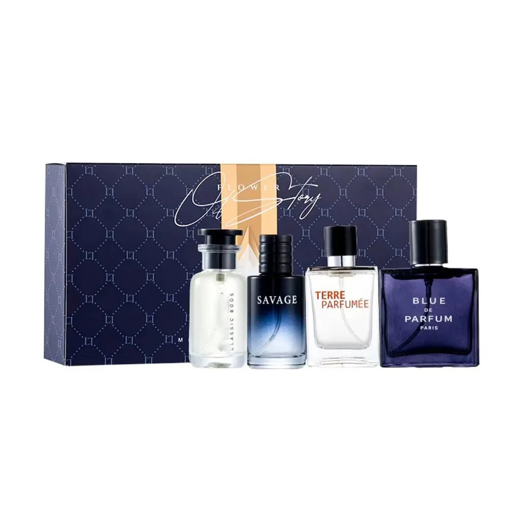 4Pcs Set Men Cologne Gift Box