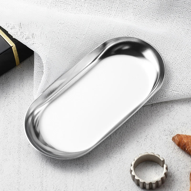 Stainless Steel Lip Shaped Jewelry Tray