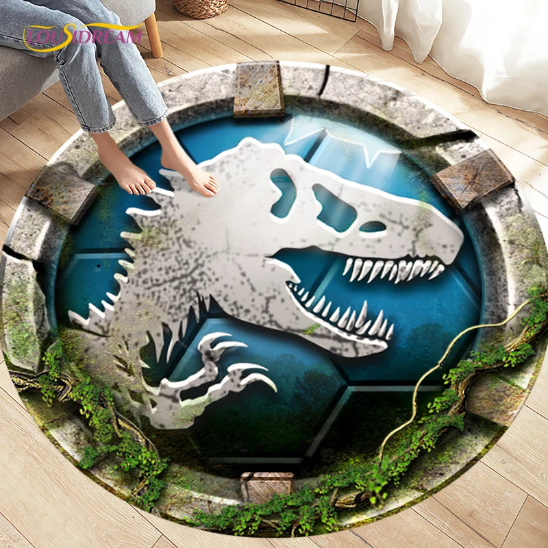 Jurassic Park Cartoon Dinosaur Carpets